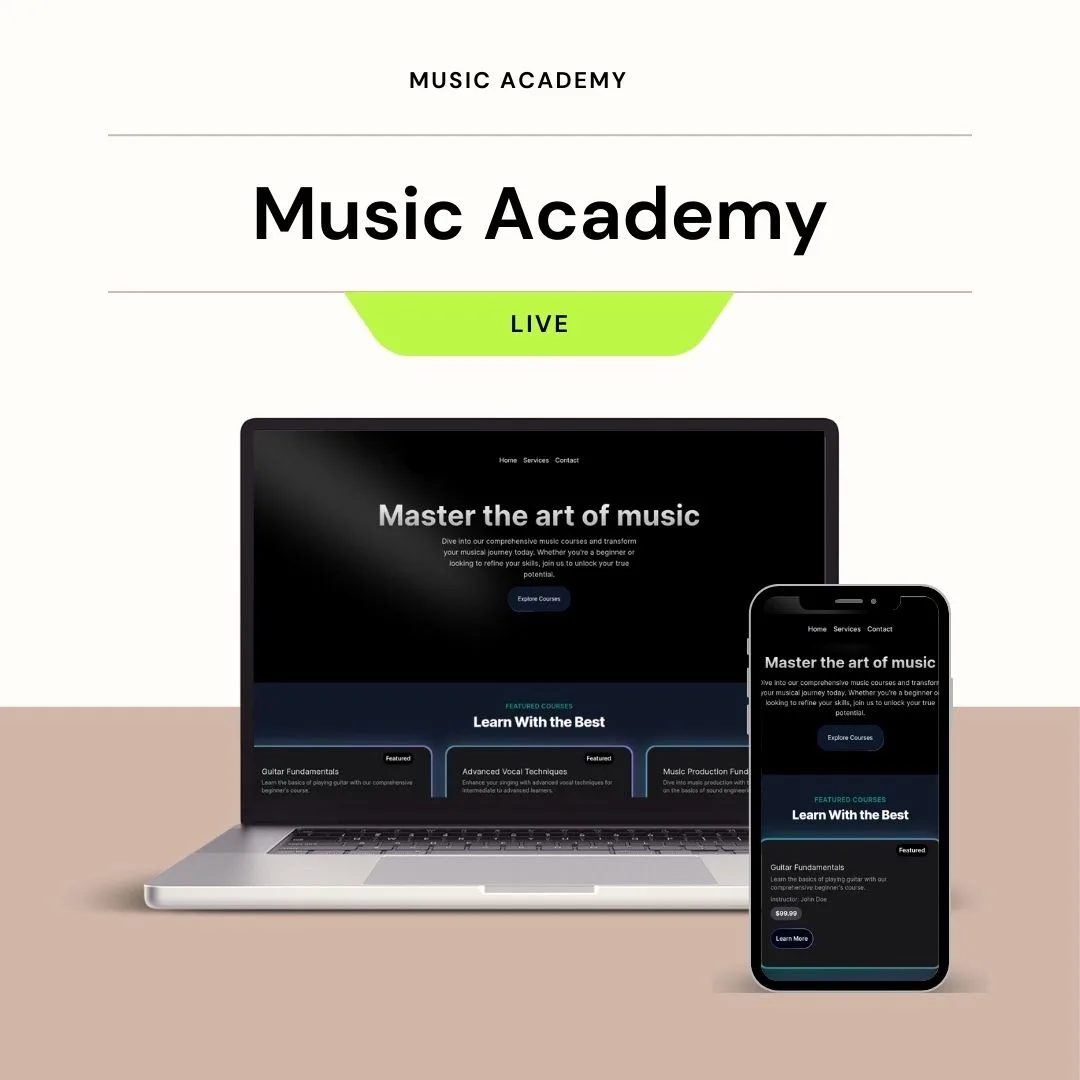 Music Learning Platform