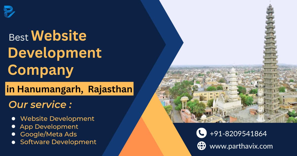 Featured image for Best Web Development Company in Hanumangarh, Rajasthan